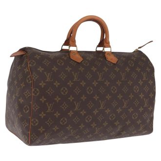 Louis Vuitton Speedy Monogram Canvas Brown Canvas Handbag (Pre-Owned)