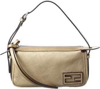 Fendi Fendi Simply Fendi Mini Leather Shoulder Bag