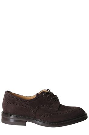 Trickers Coffee Wingtip Bourton Suede Brogues