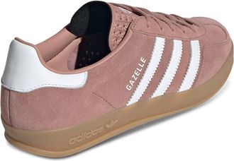 adidas Womens Sneakers Gazelle Indoor W Warm Clay Clay-Cloud White-Gum Suede Leather-Textile-Rubber Trainers Clay/cloud White/gum Leather/textile/rubber