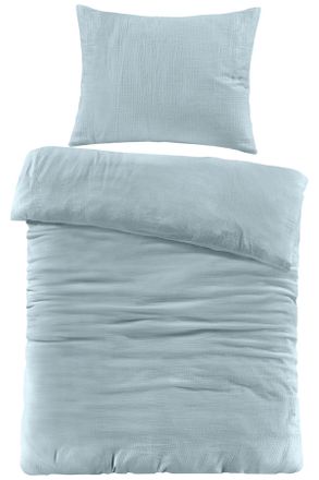 Novel Wendebettw&auml;sche, Salbeigr&uuml;n, Textil, Uni, 140x200 cm, pflegeleicht, atmungsaktiv, weiche und anschmiegsame Oberfl&auml;che, dicht gewebtes Garn, Heimtextil