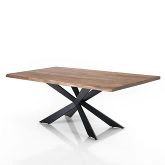 Oresteluchetta Mesa De Madera Maciza De Acacia Cm. Al.75 X P.100 X L.195