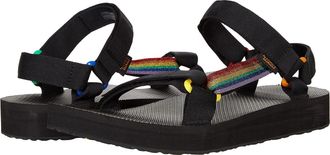 Teva Mens Mid Universal Pride Platform, Black/Rainbow, 10 UK