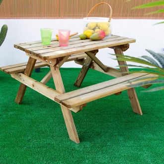 Nortene Mesa Picnic Infantil 90x90x56 Cm Nortene