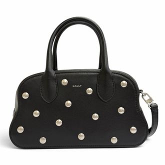 Bally Leather Handbag Shoulder Bag (Pre-Owned)