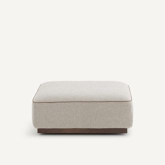 AM.PM Voetensteun van gestructureerd viscose en linnen, JACOPO