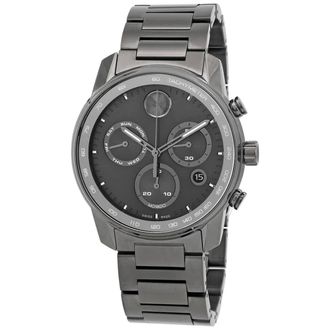 Movado Bold Verso Chronograph Quartz Gunmetal Dial Mens Watch 3600867