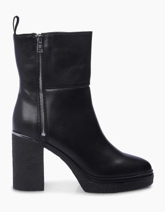 DKNY Womens Talley Platform Boots - Black - Size: 6.5