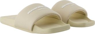 Alexander Wang Womens Aw Pool Slide Sandal Beige Nylon