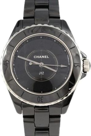 Chanel Pre-owned Keramisch Polshorloge - Dames - Vintage Horloges - Zwart - ONE Size - Vintage