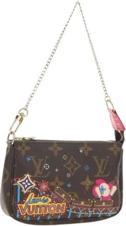 Louis Vuitton Pre-owned Accessory Pouch - Dames - Vintage Mini Tas - Bruin - ONE Size - Vintage