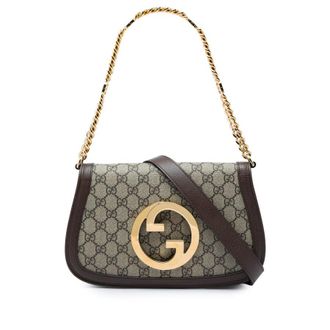 Gucci Pre-owned Gucci Small GG Supreme Blondie Chain Satchel Ladies 9R2HVULR2PY66ZBB