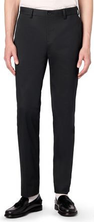 Brooks Brothers Mens Regular Fit Stretch Lightweight Advantage Chino Pants, Black, 38W x 30L