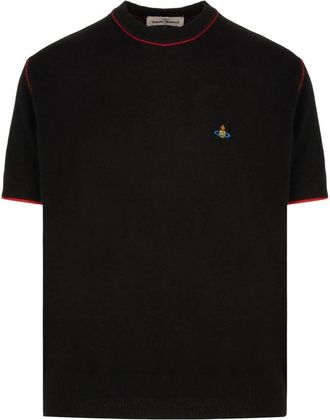 Vivienne Westwood Alex T-Shirt - Heren - T-shirts - Zwart - 2XL - Wol - Tops