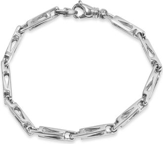 Pompeii3 Mens Link 14k Gold (24gram) or Platinum (39gram) 4mm Bracelet 8