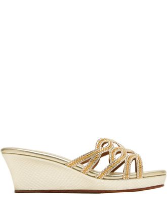 Nicoli Sandali Tina con decorazione 70mm - Oro