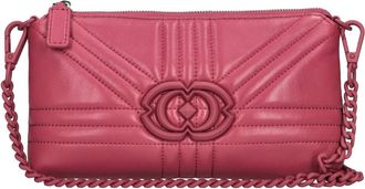 La Carrie Tassen.. Fuchsia - Dames - Schoudertassen - Roze - ONE Size - Leer - Tassen