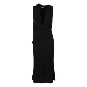 Tom Ford Dames, Jurken, Zwart, Maat: S Jersey
