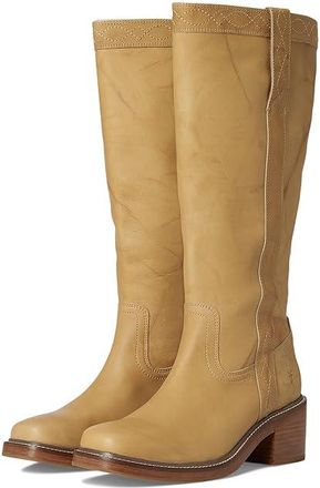 Frye Kate Pull-On Wide Calf Womens Boots Banana : 8.5 B - Medium, Leather