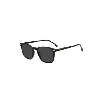 BOSS Black-acetate sunglasses with temple logo