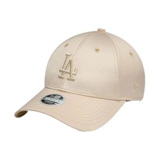 New Era LA Dodgers Satin 9Forty Damespet - Heren - Petten - Beige - ONE Size - Polyester - Accessoires