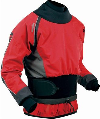 Nookie Turbo White Water River Kayaking Full Latex Waterproof Breathable Cag Jacket Red UK Made [SIZE XL]