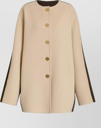 Alberta Ferretti wool cashmere oversized coat