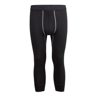 Isa Lange Unterhose ISA BODYWEAR 320105, Herren, Gr. XXL, schwarz (0013), Single Jersey, Obermaterial: 76% Schurwolle, 19% Polyamid, 5% Elasthan, unifarbe