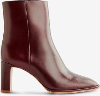 Reformation Lederstiefeletten mit Blockabsatz Gillian 75