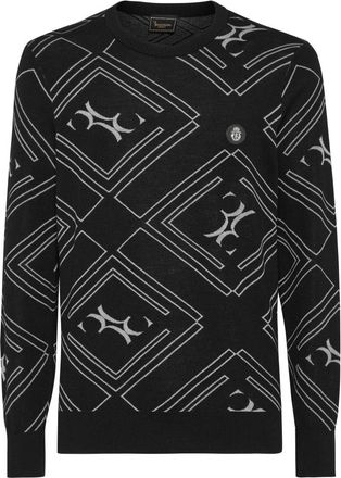 Billionaire Boys Club Pullover Round Neck Ls Love - Heren - Ronde hals truien - Zwart - L - Wol - Truien & Vesten