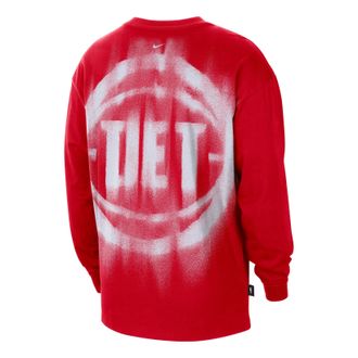 Nike Detroit Pistons Standard Issue Dri-FIT T-Shirt University Red II5749-657