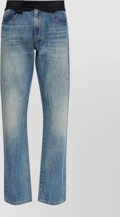 Maison Margiela five pocket trousers belt loops contrast stitching