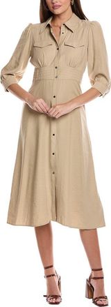 BA&SH Ba&Sh Lettra Midi Dress