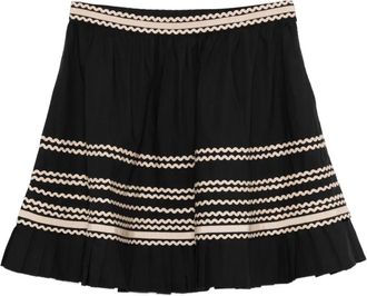 Ulla Johnson Adaleigh mini-rok - Zwart