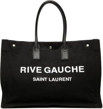 Saint Laurent Pre-owned Saint Laurent Large Canvas Rive Gauche Tote Ladies TX1EXL0MGDQE074N