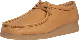 Clarks Wallabee Evo Leren Sneakers, Bruin