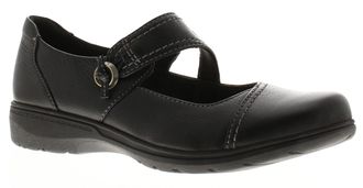 Clarks Womens Carleigh Jane Oxford, Black Leather, 7.5 UK