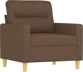 vidaXL Sill&oacute;n De Tela Marr&oacute;n 60 Cm Vidaxl