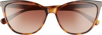 Longchamp Le Pliage 57mm Gradient Cat Eye Sunglasses in Havana at Nordstrom Rack