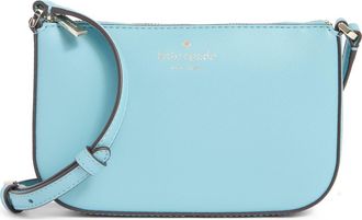 Kate Spade New York schuyler saffiano leather small crossbody bag in Smoky Blue at Nordstrom Rack