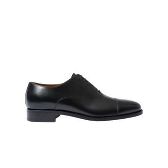 Scarosso Klassieke Handgemaakte Oxfords - Heren - Veterschoenen - Zwart - 43 EU - Leer - Schoenen