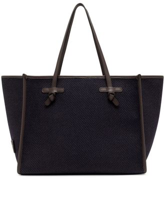 Gianni Chiarini Marcella Textured Herringbone Leather Tote