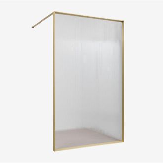 Sklum Parete doccia fissa con vetro temperato da 5 mm e alluminio Trafalgar SKLUM