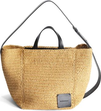 Jil Sander Borsa tote Utility media - Toni neutri