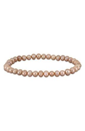 Delmar 5-5.5mm Cultured Freshwater Pearl Bracelet in Pink at Nordstrom Rack