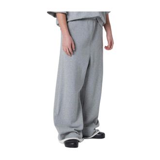 Entire studios Wide Trousers, male, Gray, Size: XL Full Sweatpant
