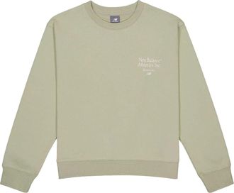 New Balance (WMNS) New Balance NBX Crew Neck Sweatshirt Asia Sizing Olive Green AWT41300-OVN
