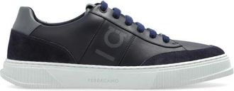Ferragamo Schoenen, Heren, Blauw, 43 EU, Leer, Alaska Sneakers