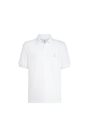 Brunello Cucinelli Piqu&eacute; polo shirt in White at Nordstrom, Size Xxx-Large Eu