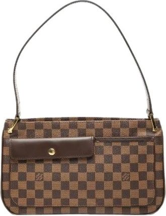 Louis Vuitton Pre-owned Abbesses Damier Schoudertas - Dames - Vintage Schoudertas - Bruin - ONE Size - Leer - Vintage